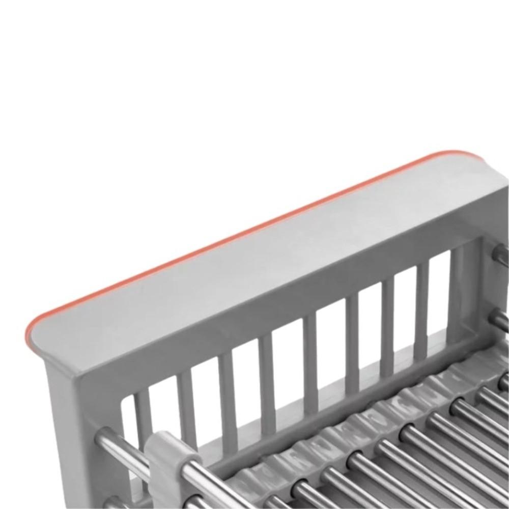 Retractable Sink Drain Rack Stainless Steel Dish Drying Dish Drain Basket Washing Dishes Sink Organizer Foldable Storage Rack