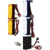 Front Bumper Grille Grill Side Marker Light with Controller, Surface Mount Flashing Strobe Lights Kit 4 in 1 22-LEDs, High Intensity Emergency Strobe
