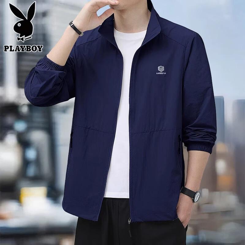 PLAYBOY Men s Summer Ice Silk UV Protection Apparel 3XL