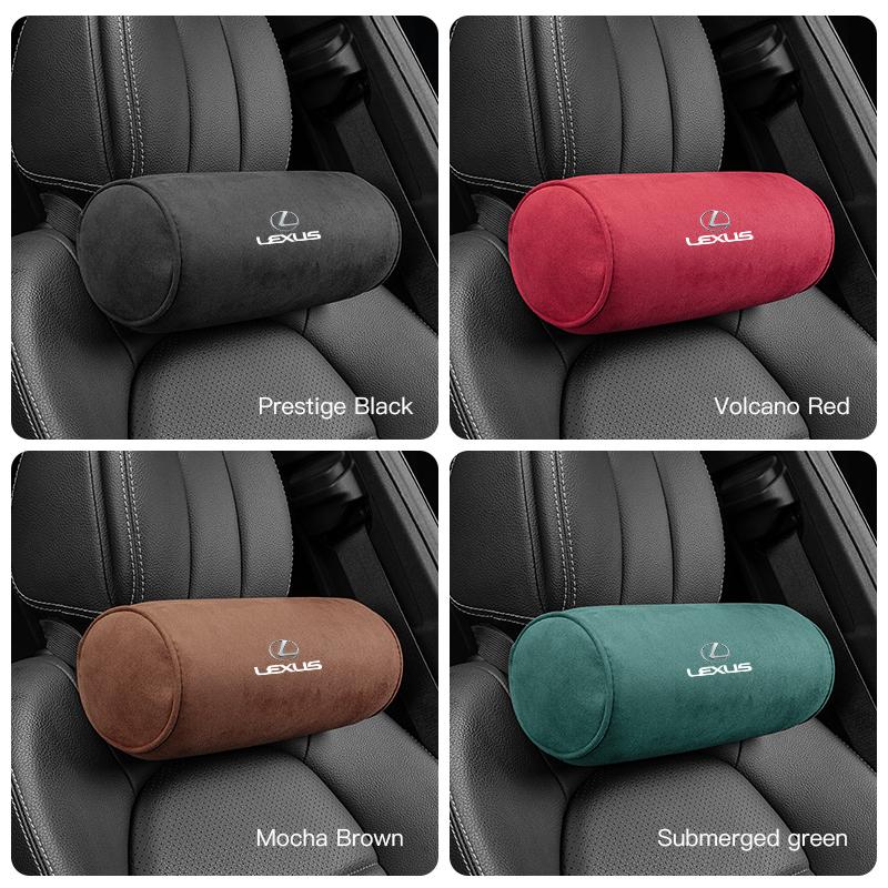 Car Seat Cylindrical Headrest Memory Cotton Neck Pillow For Lexus F SPORT GX460 Ct200h IS250 ES 220D IS200 Fsport GS GX IS LS LX AFG1