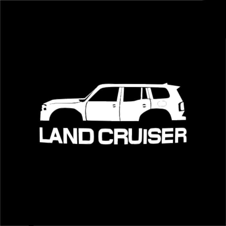 LED Logo Projection Courtesy Light, Door Light, for Land Cruiser 250 Series, Set of 2, Tools Included (AA-4 Pack)