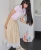 Syakili Bono Pocket Gingham Skirt (Cream)