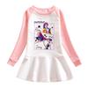 K-pop Monster Hunter Girl Group Dress - Cartoon Ruffle Long Sleeve Mesh Princess Skirt