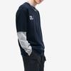 Fila Letter Big Logo Sports Casual Round Neck Fashion Loose Short Sleeve Drop Shoulder T-Shirt Men T-Shirt Black F11M219105FBK