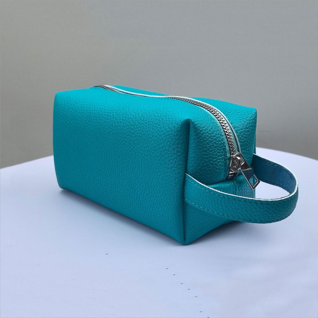 PU Leather Make Up Toiletry Bag Waterproof Large Capacity Cosmetic Organizer Bag Travel Makeup Pouch with Handle for Women