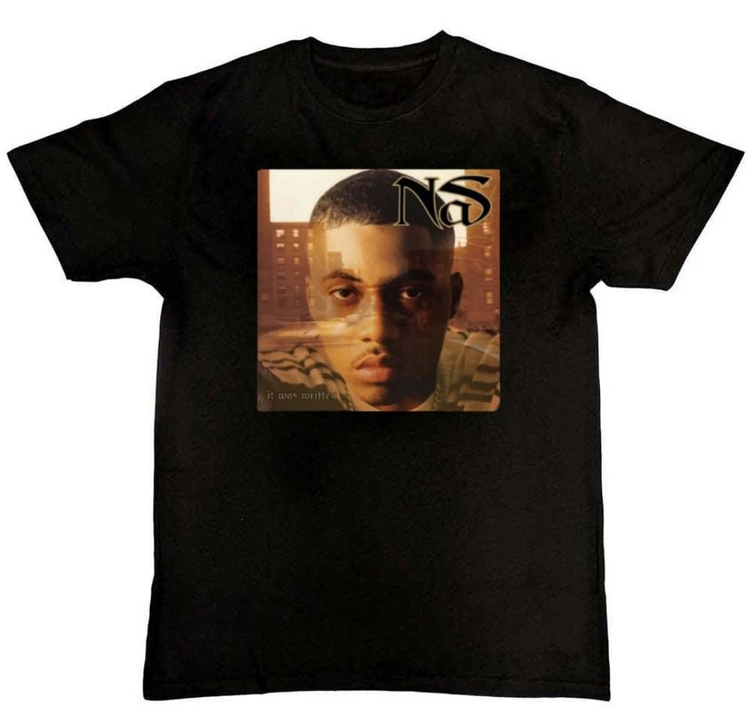 Nas Rapper It Was Written Graphic Print Mens T-Shirt S-4XL XXXXL