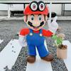 Große Mario Super Mario Spielfigur Pvc Heimdeko Sammlerstück Display 27x38cm