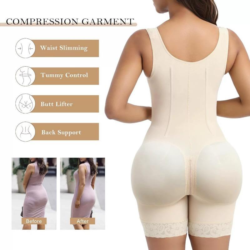 Women Plus Size One Piece Tummy Control Shapewear Waist Cincher Butt Lifter