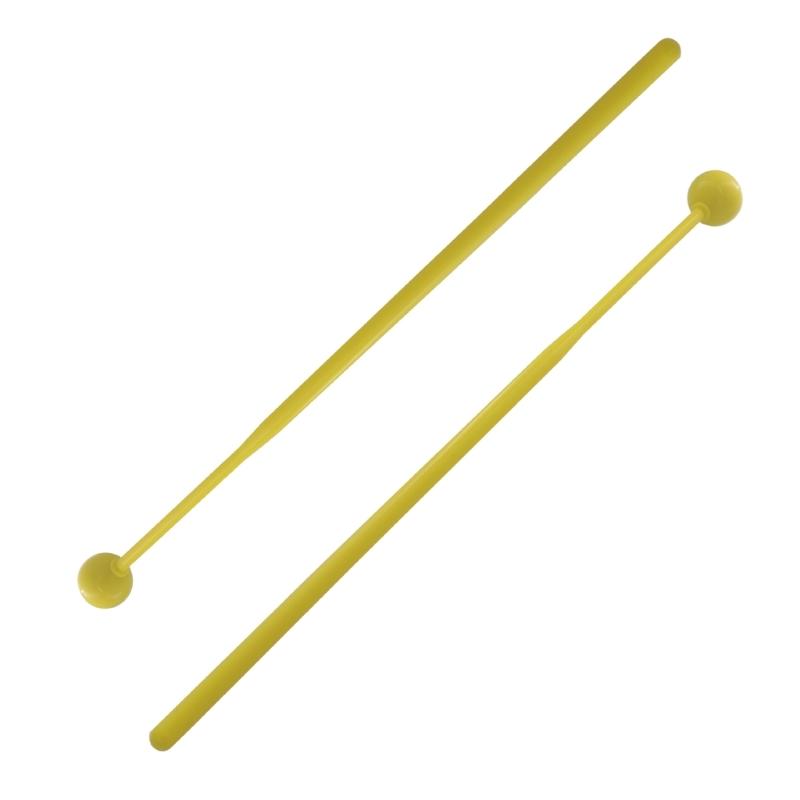 1 Pair ABS Handle Plastic Ball Drumstick Marimba Mallet Percussion Musical Instrument Accessories Beginner Training Kits