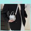 Fashionable Street Style Women's Shoulder Bag 2024 New Pu Material Small Square Bag Trendy Handbag