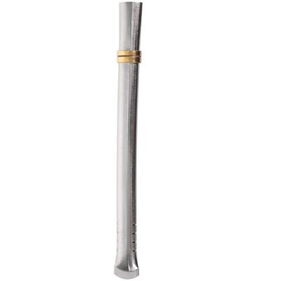 Flache Strohhalm Filternde Teestrohhalme Yerba Mate Lose Trinken mit Edelstahlmetall