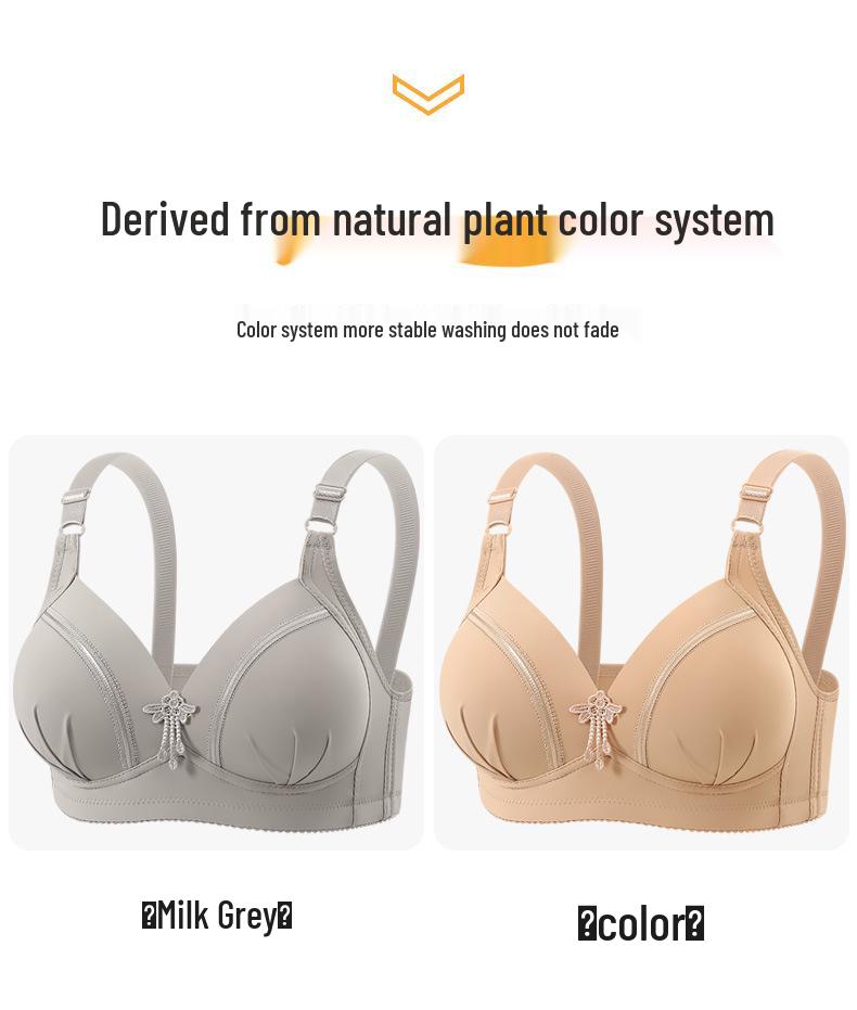 Wirefree Plus Size Anti-Sagging Support Bra for Mature Women