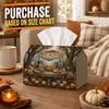 1pc Rustic Whimsical Tissue Box - Dog Potluck Table Napkin Storage Box, Suitable for Rolls/facial Tissues,multi-functional Storage Box for Cozy Fall H
