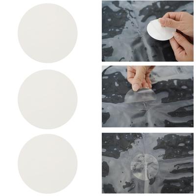 20 Pièces Patch de Réparation Rond en TPU Adhésif Fort TPU Transparent Étanche Patch de Réparation pour Tente Matelas Pneumatiques Bateaux Gonflables