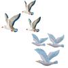 3pcs/set Nautical Elegance Beach Decorations For Home With Seagull Theme Sea Turtle Bathroom Decor
