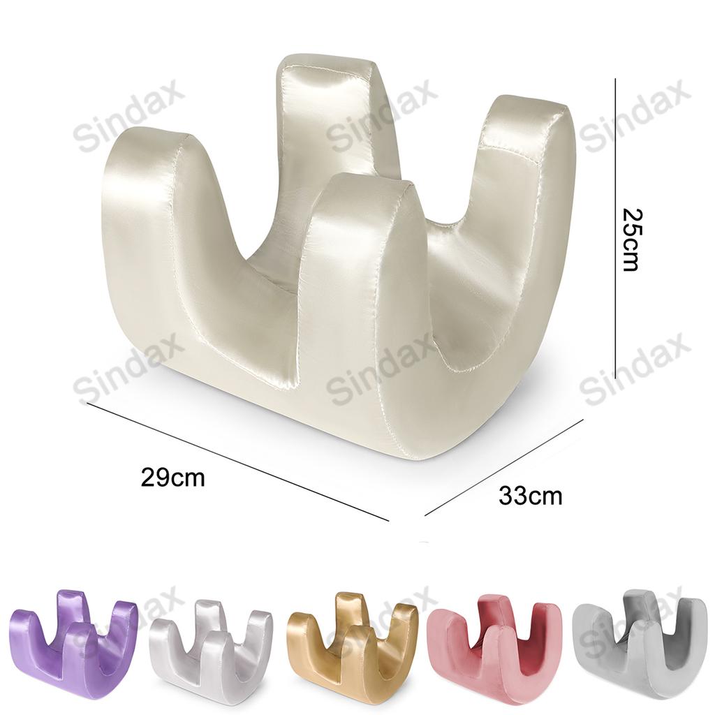 Face Pillow for Wrinkles Anti-wrinkles-aging Neck Beauty Pillow Soft Memory Foam Facial Wrinkles Back or Side Sleeping Pillow