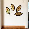4pcs 15cmX7cm Mirror Wall Stickers Removable Wall Art Decals for Home Living Room Bathroom Office Dormitory Decorations