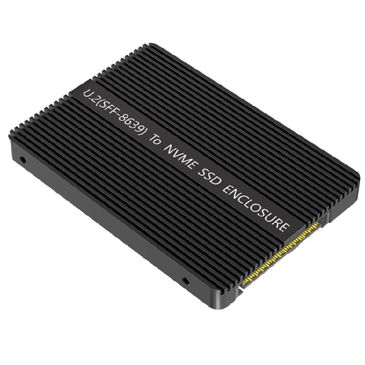 

M.2 NVMe SSDs to PCIe U.2 SFF-8639 2.5 Enclosure Case Box M.2 NVME SSDs to U.2 SFF-8639 SSDs Adapter 1