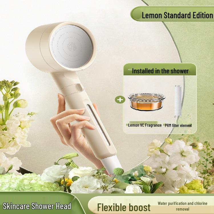 Filtered Booster Handheld Shower Head with Large Output