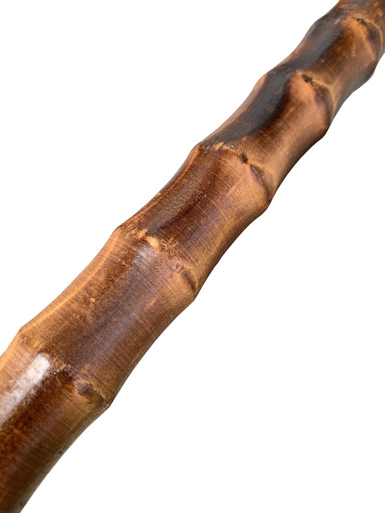 TREEONE Wooden Walking Stick, Burnt Cedar (Yakisugi)