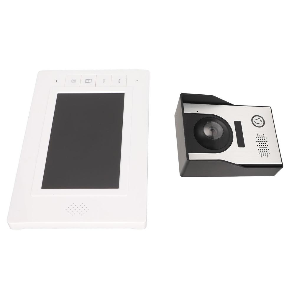 7 Inch Home Intercom Doorbell Hands Free Night Vision Wired Video Doorbell Intercom System for Home