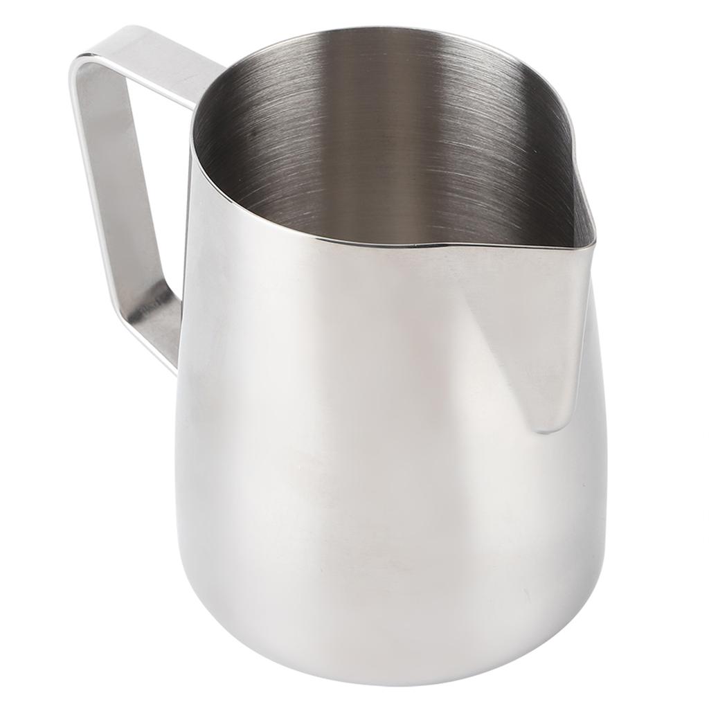 Stainless Steel Milk Frothing Cup Art Pitcher Coffee Latte Jug Mug for Home Coffee Shop Use350ML