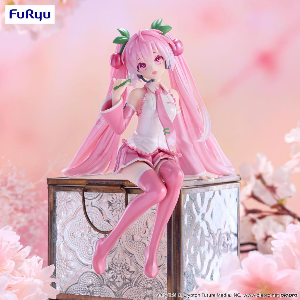 Hatsune Miku Series Noodle Stopper Figure Sakura Miku 2024 Pearl Color Ver.