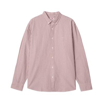 Levis Relaxed Striped Cotton Casual Long Sleeve Comfortable Versatile Vintage Shirt Unisex Shirts A7210-0055