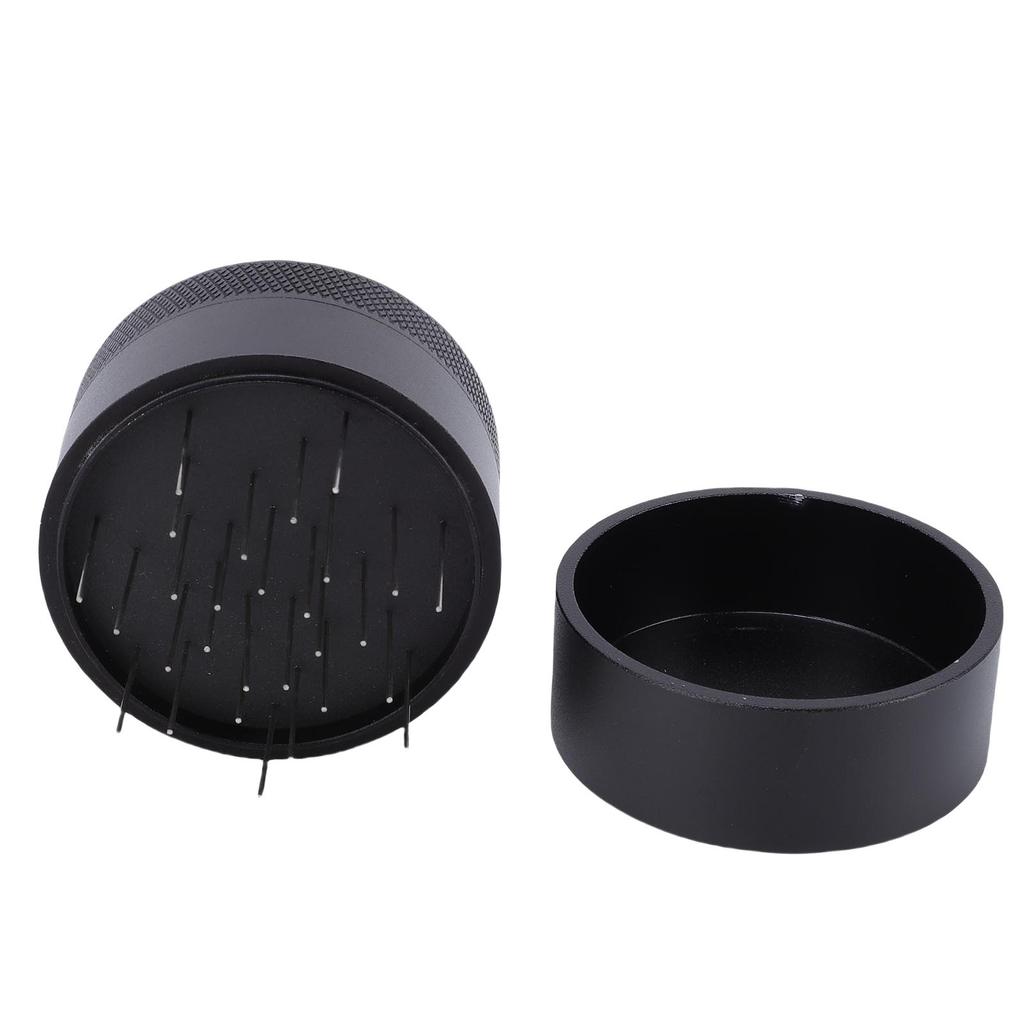 Coffee Cloth Powder Needle 28 Needles Coffee Powder Distributor Stirrer Tool with Base for Home Cafe