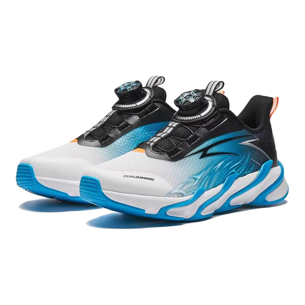 Anta Childrens Red Flame Comfortable Versatile Non-Slip Wear-Resistant Low-Top Running Shoes Kids Sneaker A12435524-3