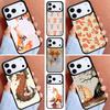 Cute Animal Fox Soft Phone Case for iPhone 16e 15 14 13 12 17 Pro Max Plus Air 17pro Cover Coque