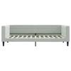 VidaXL Lit de repos gris clair 90x200 cm velours 354008