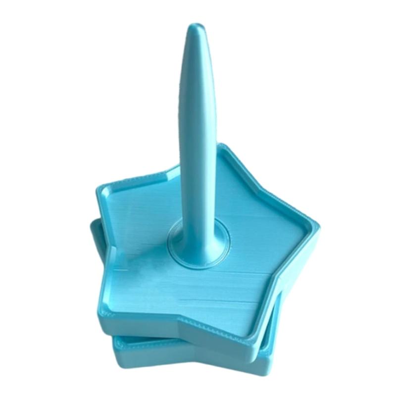 

Yarn Holder Yarn Spinners Vertical Spins Stand Yarn Dispenser Yarn Ball Holder Knitting Accessories for Crocheting небесно-голубой