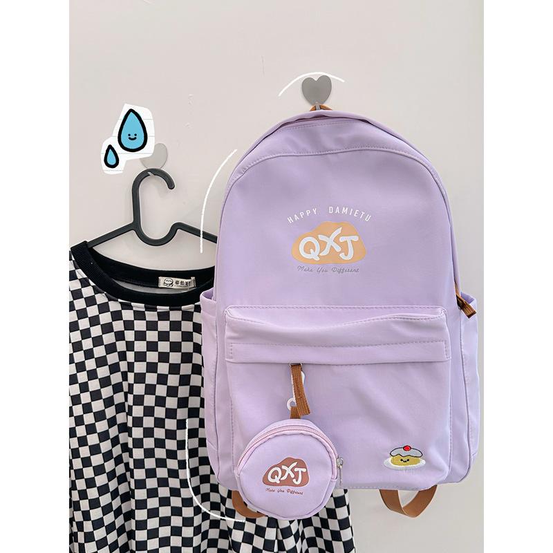 School Bag Korean New Niche Design Backpack Large Capacity Student High Value Versatile School Bag Outdoor Travel Backpack