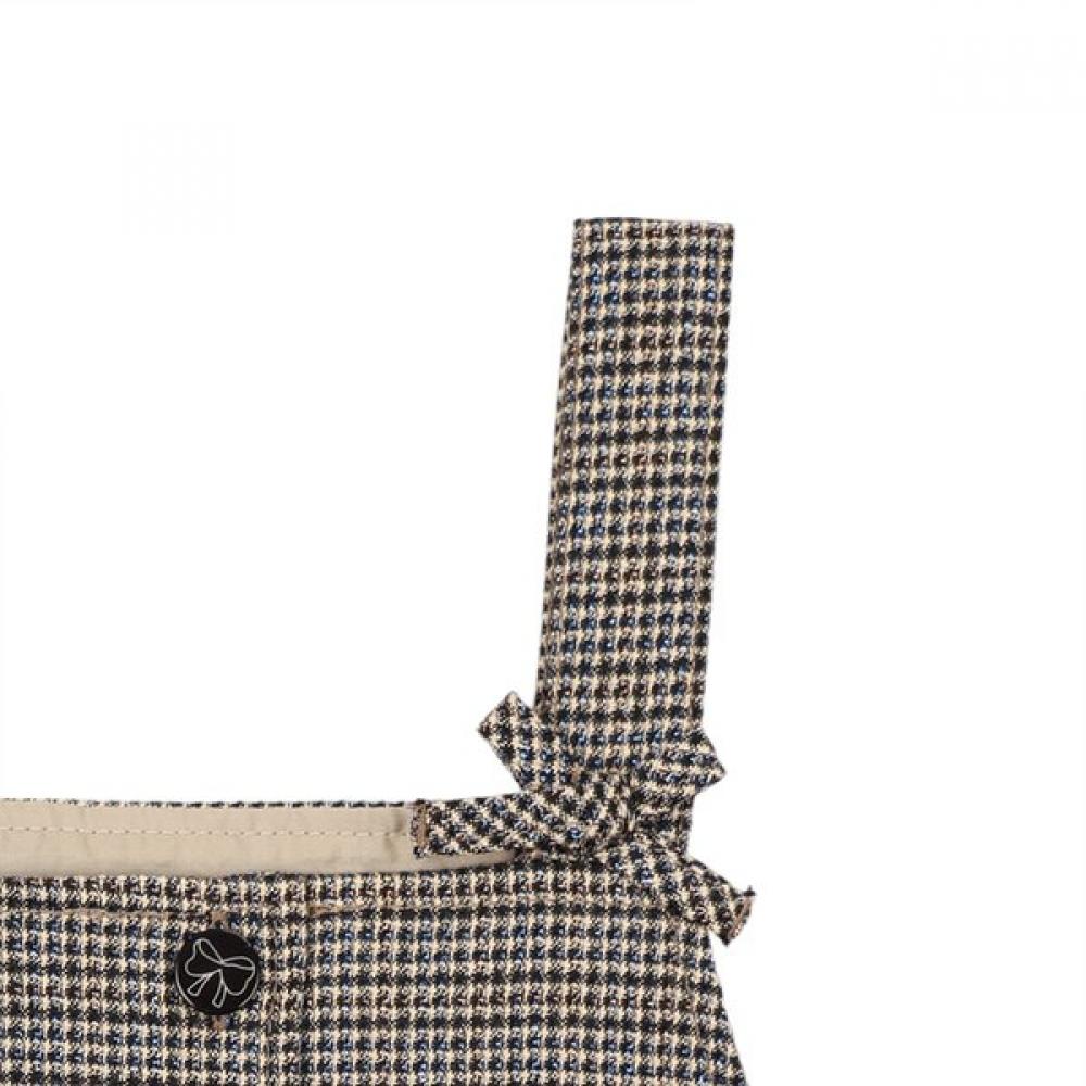 Tiffany Beige Check Bustier T54kbv020