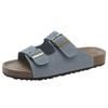 Fashion Litfun Women's Cork Sandals With Adjustable Buckle Fashion Women's Platform Slides Designed Leisure Women's Summer Flat Slippers