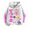 Kpop Demon Hunters Autumn Winter Kids Hoodie Casual Fashion Boys Girls Warm Sweatshirt Anime Clothes