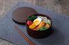 Kakusei Bento Magewappa Dishwasher and Microwave Includes Elastic Made in Box, Style, Round, 500ml, Safe, Band, Japan, TW-06