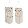 Woven Macrame Tapestry Room Decor Boho Home and Decoration for Bedroom Livingroom Wall Art Aesthetics Decorating Items