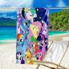 1pc My Little Pony4 Beach Towel, Beach and Seaside Swimming Pool Equipment, Fashion Pattern, Rectangular, Travel Essentials