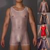 Lingerie Bodysuit Men Mens Bodysuits Oil Shiny See Through