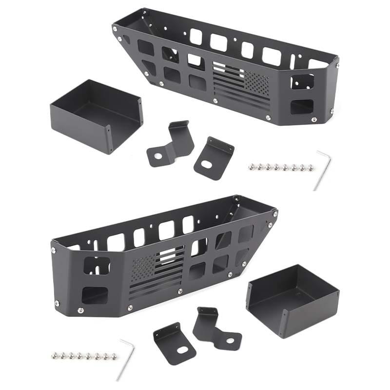 For Jeep Wrangler JK 2007-2017 Car Front Under Seat Storage Box Organizer Container Interior Stowing Tidying Accessories