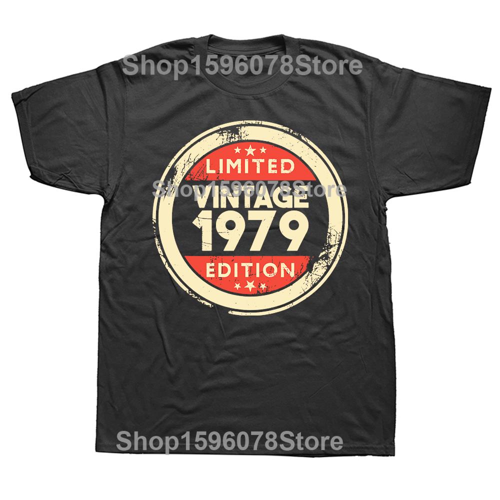 Vyrobené v roku 1979 Limitovaná edícia 46. narodeniny Kazetová páska Tričko Pánske Kvalitné tričko Dámske LETNÉ Harajuku Streetwear