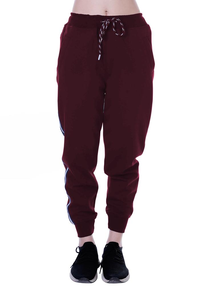 Moomaya Solid Striped Colorblock Sweatpants With Pocket Jogger Pants For