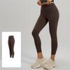 Leggings da donna a vita bassa aderenti a nove punti, pantaloni casual da yoga con sollevamento fianchi