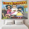 Custom Name Bob's Burgers Print Tapestry, Backdrop, Easy Setup, Ideal for Bedroom, Office & Living Room, with Aesthetic Wall Hanging Decor.