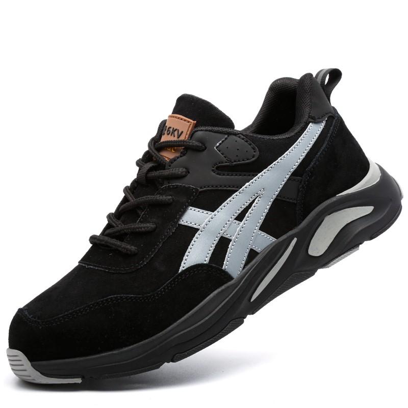 

Safety Protective Shoes Steel Toe Safety Shoes Men Women Safety Work Shoes Mesh Breathable Shoes Men Anti-puncture Safety Boots 36