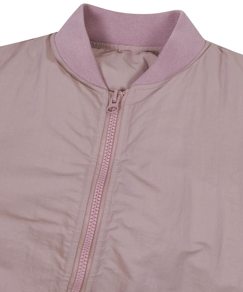 Ironyporno Whiteline 86-Iro300 Padded Ma-1 Oversized Short Padded Jacket Deep Pink