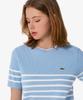 LACOSTE Women'S Striped Short Sleeve Sweater Af415E-56G Aey