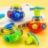 Children's Cartoon UFO Music Gyro Toy with Lights